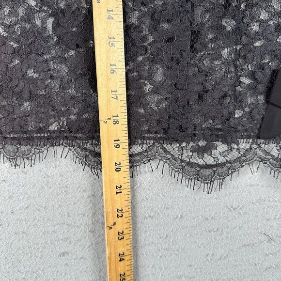 50s Frederick’s of Hollywood Black Sheer Cotton Lace Tank Top Small‎ Burlesque - Picture 12 of 16